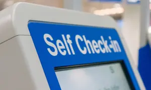 Terminal do samodzielnego odprawy. Szybko i wygodnie, bez kolejek.