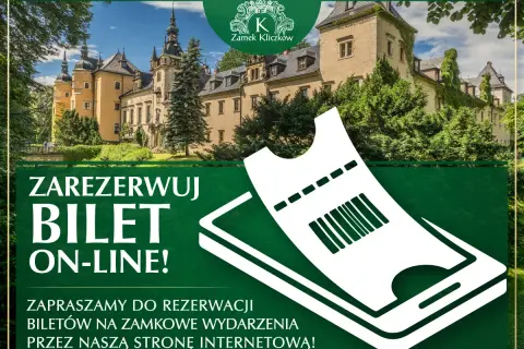 Zamek Kliczków zaprasza do rezerwacji biletów online na wydarzenia. Sprawdź aktualne zamek kliczków ceny i zarezerwuj swój bilet!