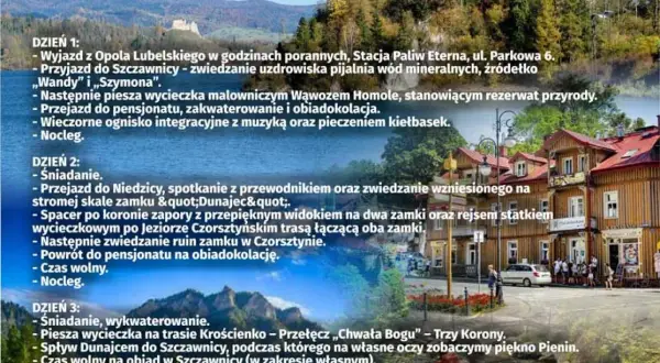 Malownicze okolice Szczawnicy: zamki, wąwozy, spływ Dunajcem i pijalnie wód. Atrakcje Pienin czekają!