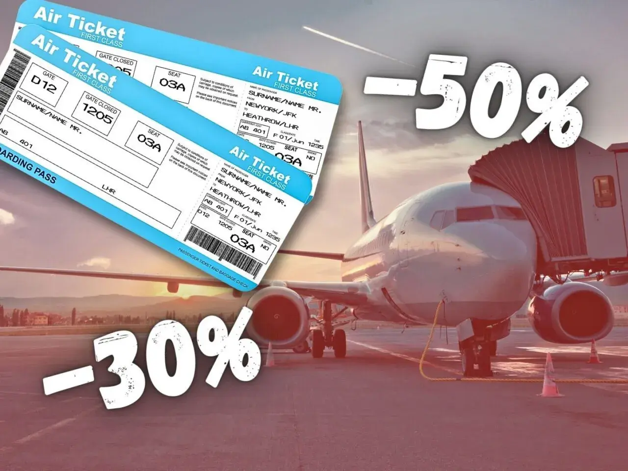 Tanie loty w lutym! Samolot gotowy do startu, a bilety z rabatem -30% i -50%.