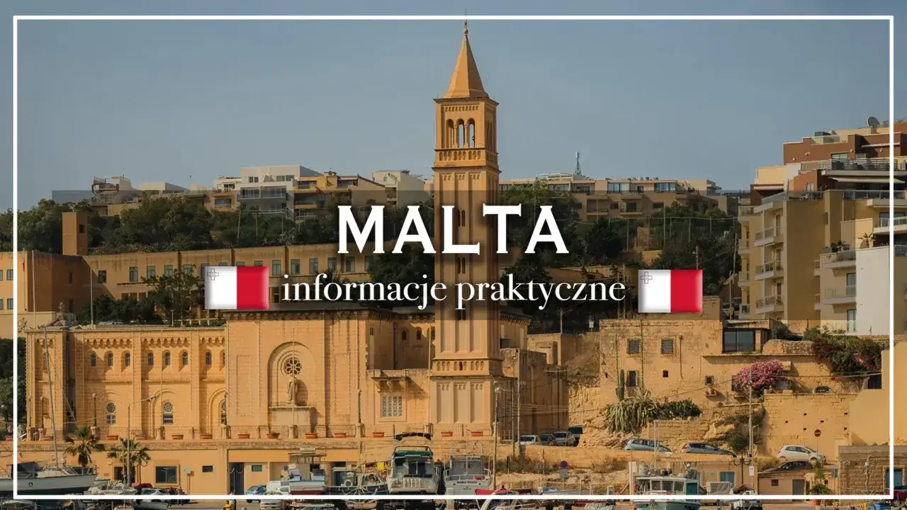 Malta: malta waluta i praktyczne informacje. Widok na port z budynkami i kościołem.